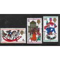 GREAT BRITAIN 1968 CHRISTMAS SG 775 / 777 SET 3...
