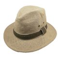 100% Natural Jute With Vegan Leather Hatband by...