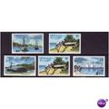 ST VINCENT GRENADINES 1974 BEQUIA IS SET 5 VALS...