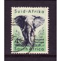 SOUTH AFRICA 1954 SG 156 4d AFRICAN ELEPHANT FI...