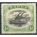 Papua 1907 SG47 1/2d Black & Yellow-Green Mount...