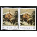 1982 Norway - Christmas painting pair - Sc# 815...