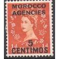 Morocco 1954 - SG189 - 5c on ½d orange - Queen ...