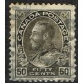 Canada 1911 50c Sepia SG215 GU