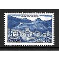 ANDORRA FRENCH 1955 LES BONS VILLAGE 30F DEEP B...