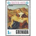 GRENADA, Easter, Pieta, Giovanni Bellini, brown 1975, 1c