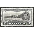 Ascension Island 1944 SG42b 3d Black & Grey Per...