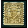Used 686 1 1/2c Warren Harding Just Clears M08604