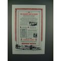 1952 Western Pacific California Zephyr Train Ad