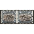 South Africa 1950 SG120 1/- Brown & Chalky Blue...