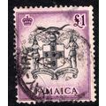 Jamaica 1956 - 58 QE2 ú1 Black & Purple used SG...
