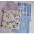 4 Baby Boys Print Fabric Material Cotton Michae...
