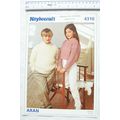 Vintage: Stylecraft 4310 sweaters, aran, 22-34 ...