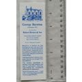 Vintage bookmark - George Baynton, Robert Rivie...