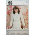 Vintage: Sirdar 4386 sweater, Terry Look, 28-38...