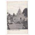 Hindu Temple in Kalna Postcard India