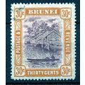 Brunei 1908 Wmk multi crown CA sg44 Thirty cent...