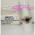Bomb Party Ring Sz7 RBP3674 She Got Drama Natur...
