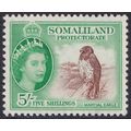 Somaliland Protectorate QEII 1953-58 5s Red-Bro...