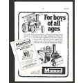 MALINS LTD., MAMOD STEAM : 2 x Original 1957 & ...