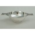 4 ¾" Scottish Sterling Silver Quaich with Celti...