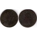 Great Britain. William & Mary. Farthing 1694. d...