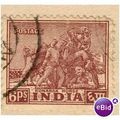 India 1949 - SG 317 - Konarak Horse 6p violet -...