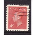 CANADA 1949 4c CARMINE LAKE SG 417 FINE USED #3