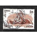 ISRAEL 1960 WORLD REFUGEE YEAR 25a BROWN SG 186...
