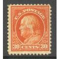 420 30c Benjamin Franklin Fine MMH S0195