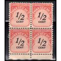 J88 1/2c Postage Due Fine MNH Blk/4 O7075