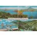 Greetings from the Philippines 1980s Postcard