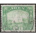 Aden 1937 SG1 1/2a Yellow-Green Fine Used ..