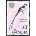 1966 Birds - £1 Light Mounted Mint C2