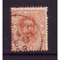 ITALY 1891 SG 58a 20c ORANGE FINE USED #6