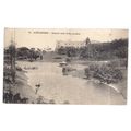 THE GARDENS , Alexandrie, Egypt b&w vintage pos...