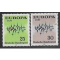 GER 1972 M/M (SET) 'EUROPA ' (2v)' (EBID53-781)