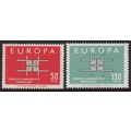 Turkey 1963 SG 2035-6 UMM Europa/CEPT (G-061)