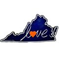 Virginia Love Artwood Fridge Magnet