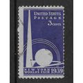 USA 1939 NEW YORK WORLDS FAIR 3c VIOLET SG 850 ...