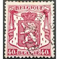 STAMP Belgium SG736 1938 40c Lion Used