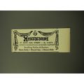 1960 Monsignore Restaurant Ad - Monsignore