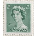 Canada 1953 Queen Elizabeth II 2c Green Mint MM...