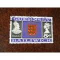 Guernsey 1969 Definitives 5d fine used stamp SG...