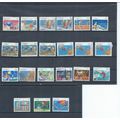 Australia stamps. A range of the 1989 Sports us...