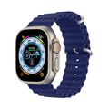 DUX DUCIS Sea Wave Silicone Watch Band For Appl...
