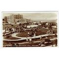 Lancashire postcard Morecambe Harbour Gardens &...