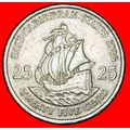 Ⰶ GREAT BRITAIN (1981-2000): CARIBBEAN ★25 CENT...