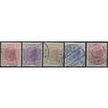 Emperor Franz Josef I: 5 Values - Austria 1906 ...