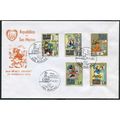 SAN MARINO 1981 5 Disney Stamps on Cover